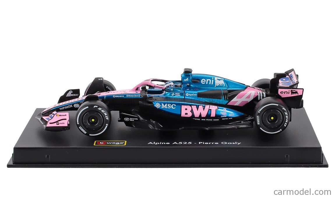 BURAGO 18-38258-G Scale 1/43 | ALPINE F1 A525 TEAM BWT ALPINE N 10