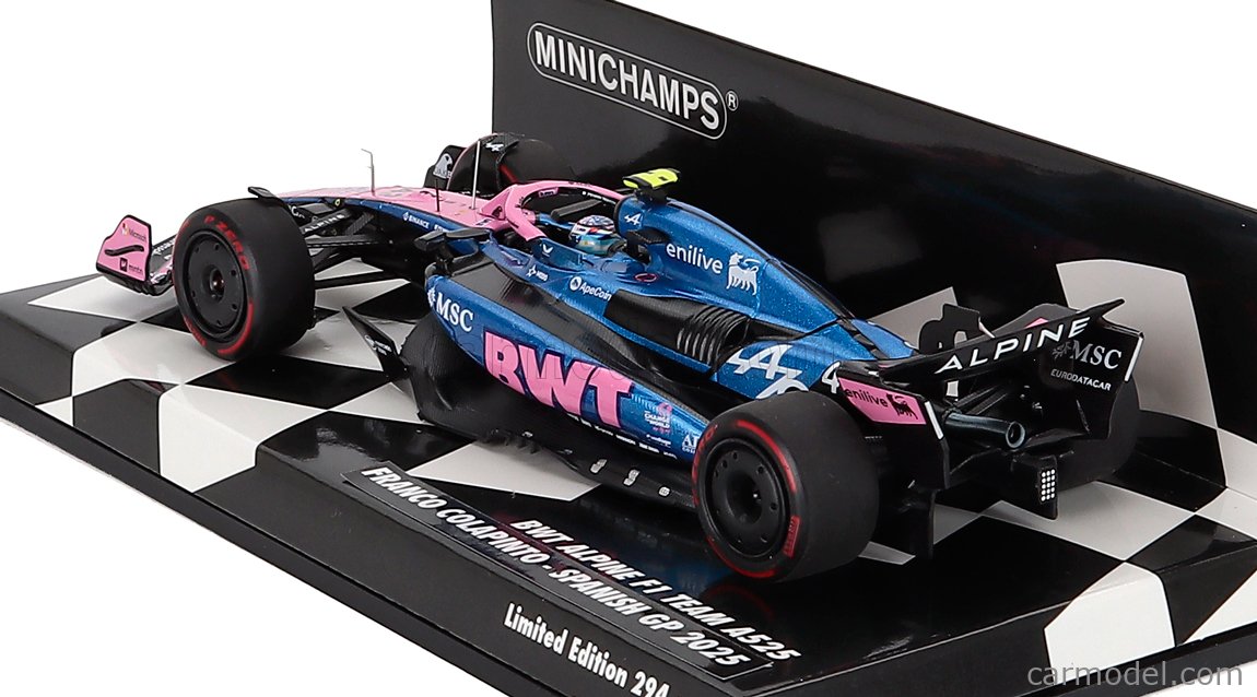 新品 MINICHAMPS 1/43 BWT アルピーヌ F1チーム A525 ピエール
