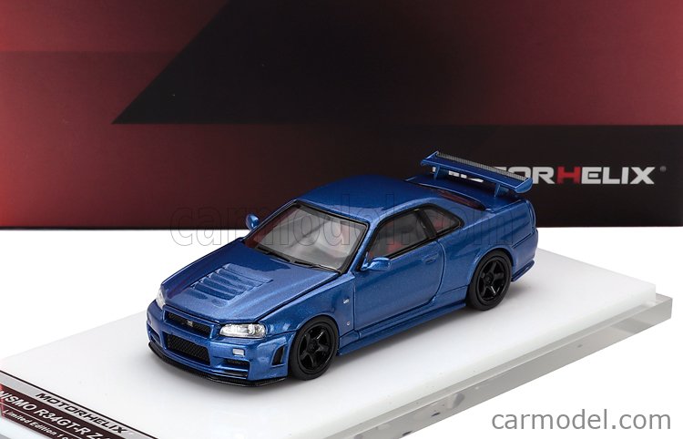 MOTORHELIX M63416 Scale 1/64 | NISSAN SKYLINE GT-R (R34) Z-TUNE