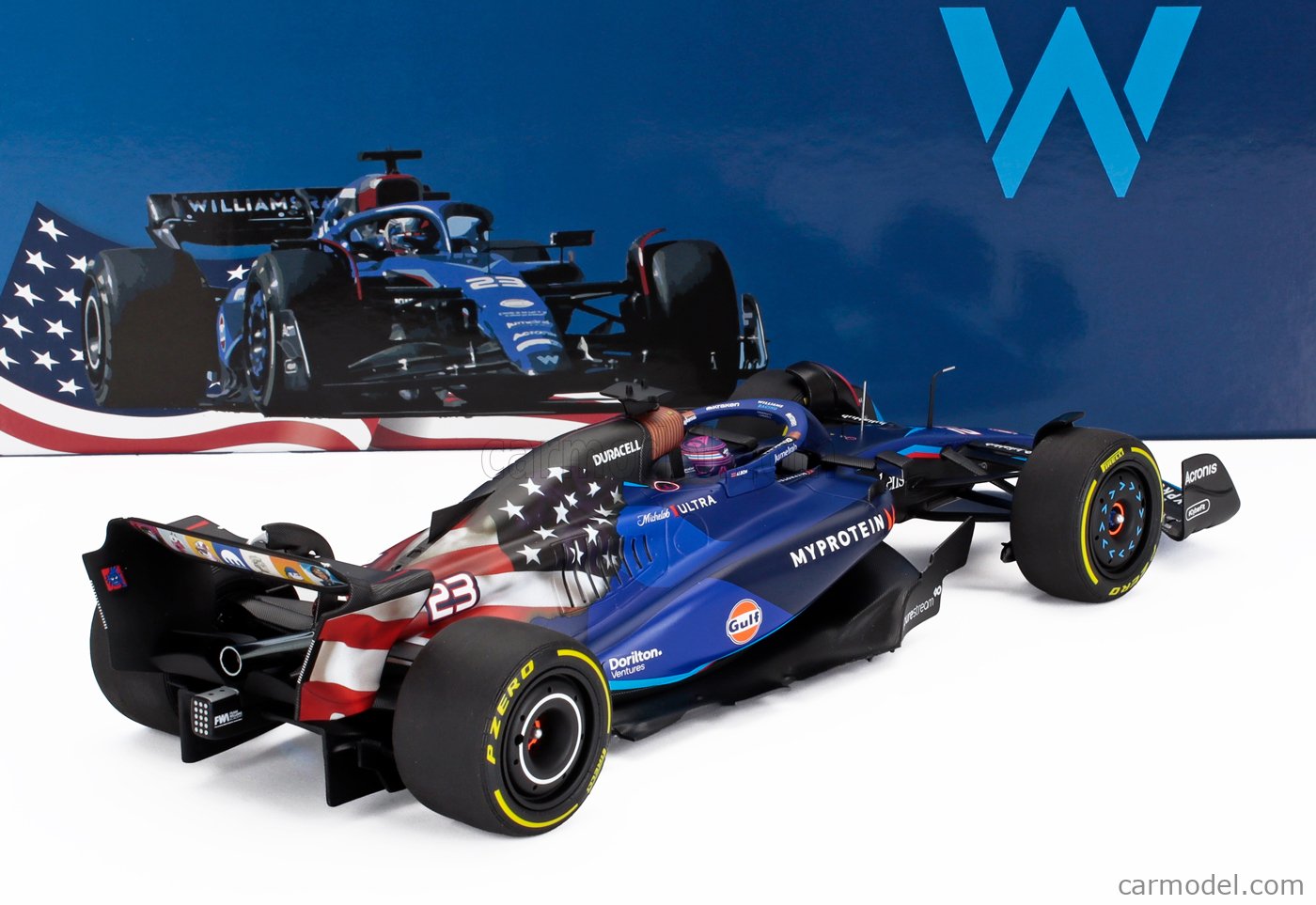 ミニカー　1/18 Williams F1 FW45 Williams Racing 9th USA GP 2023 Alex Albon #23 [18S964] Alex Albon Williams FW45 #23 9th USA GP formula 1 2023