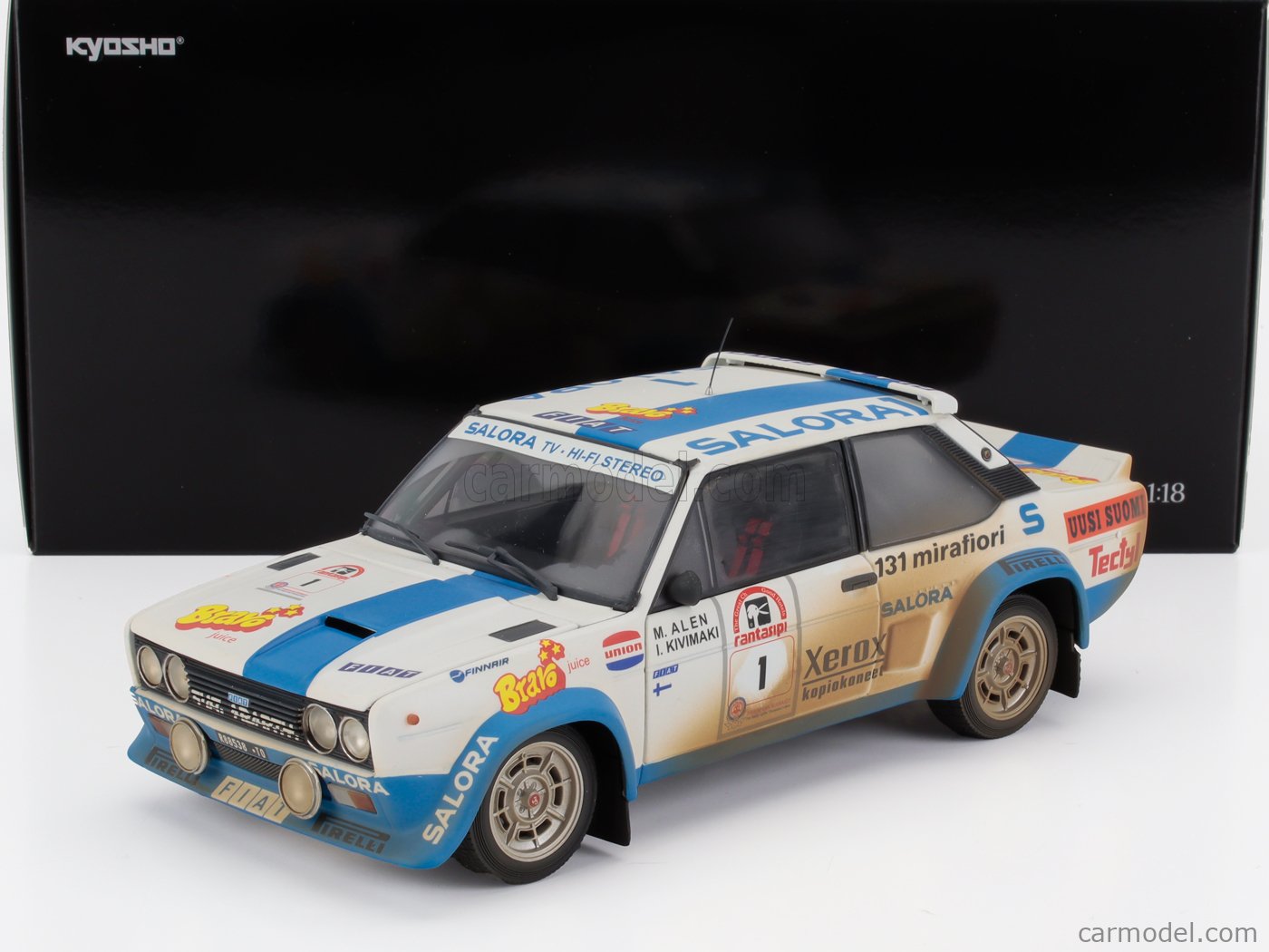 FIAT 131 アバルト　ストラダーレ Altalia 1/43マルクアレン 京商 1/18 フィアット 131 アバルト ラリー 1978 1000湖 ラリー