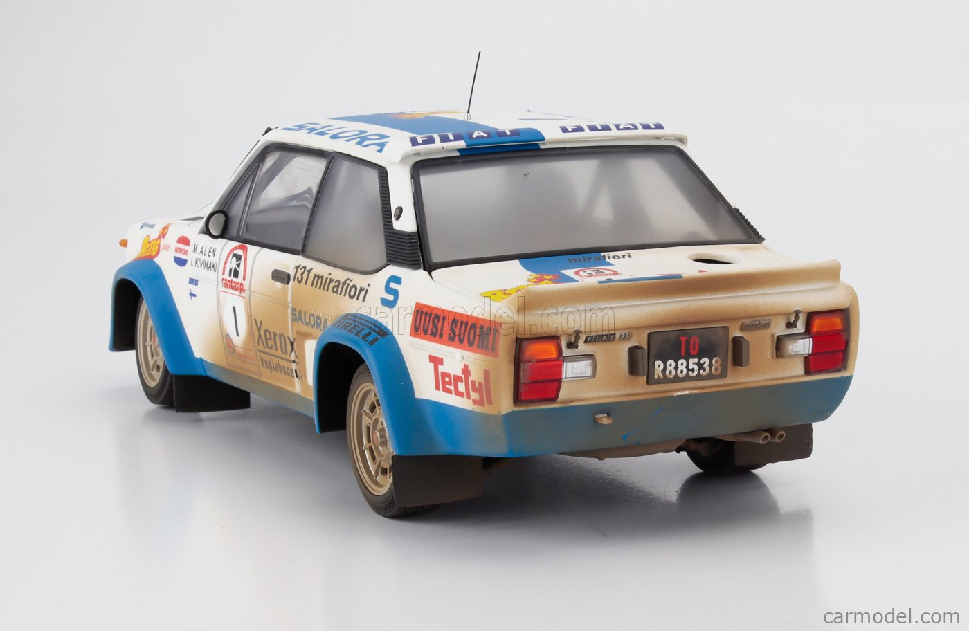 Kyosho 1/18 Fiat 131 Abarth #3 - 1000 Lakes 1978 - Miniature Neuve