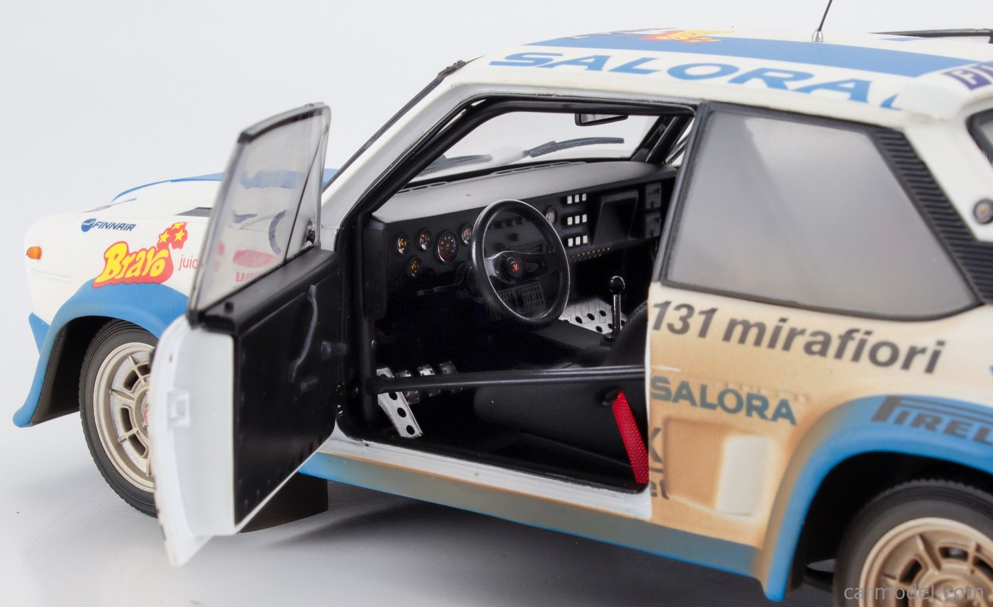 KYOSHO 08376H-DV Scale 1/18 | FIAT 131 ABARTH (dirty and night
