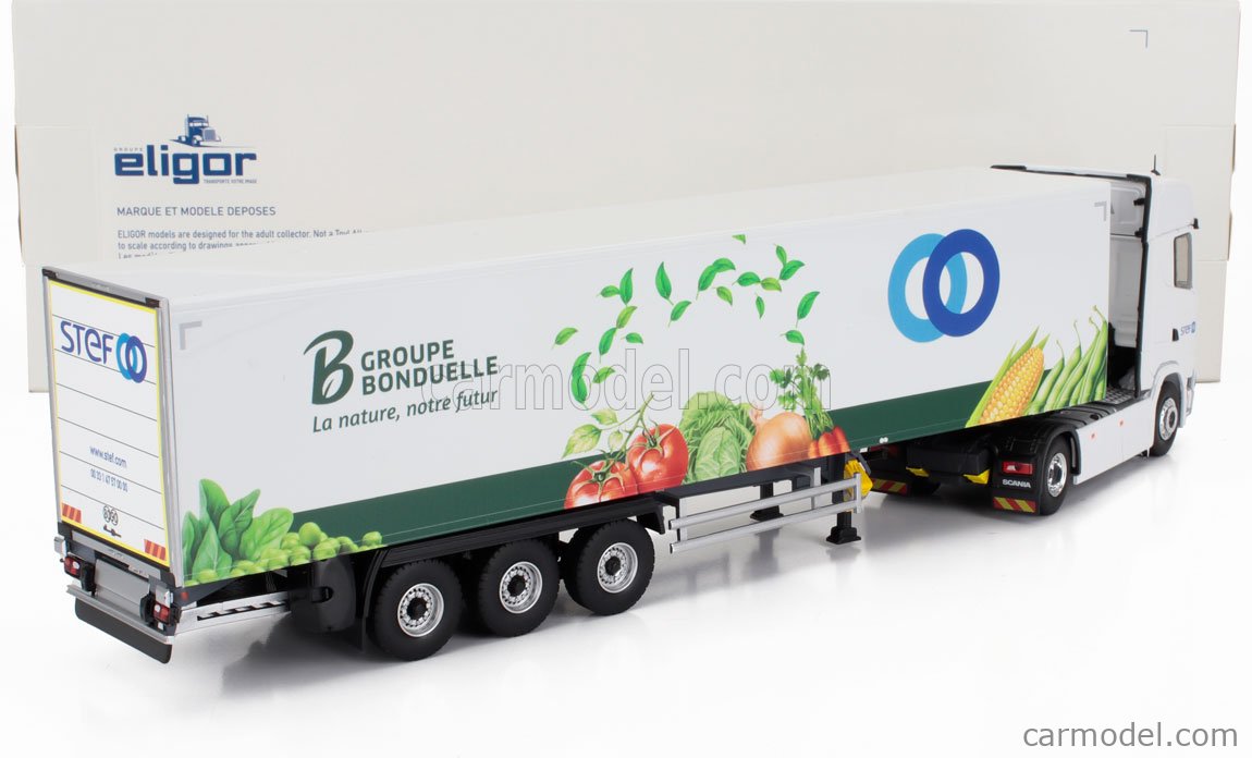 ELIGOR 118206 Scania - S500 Camion Semi-Frigo Ageneau Transports 2020 - Blanc | Achetez sur