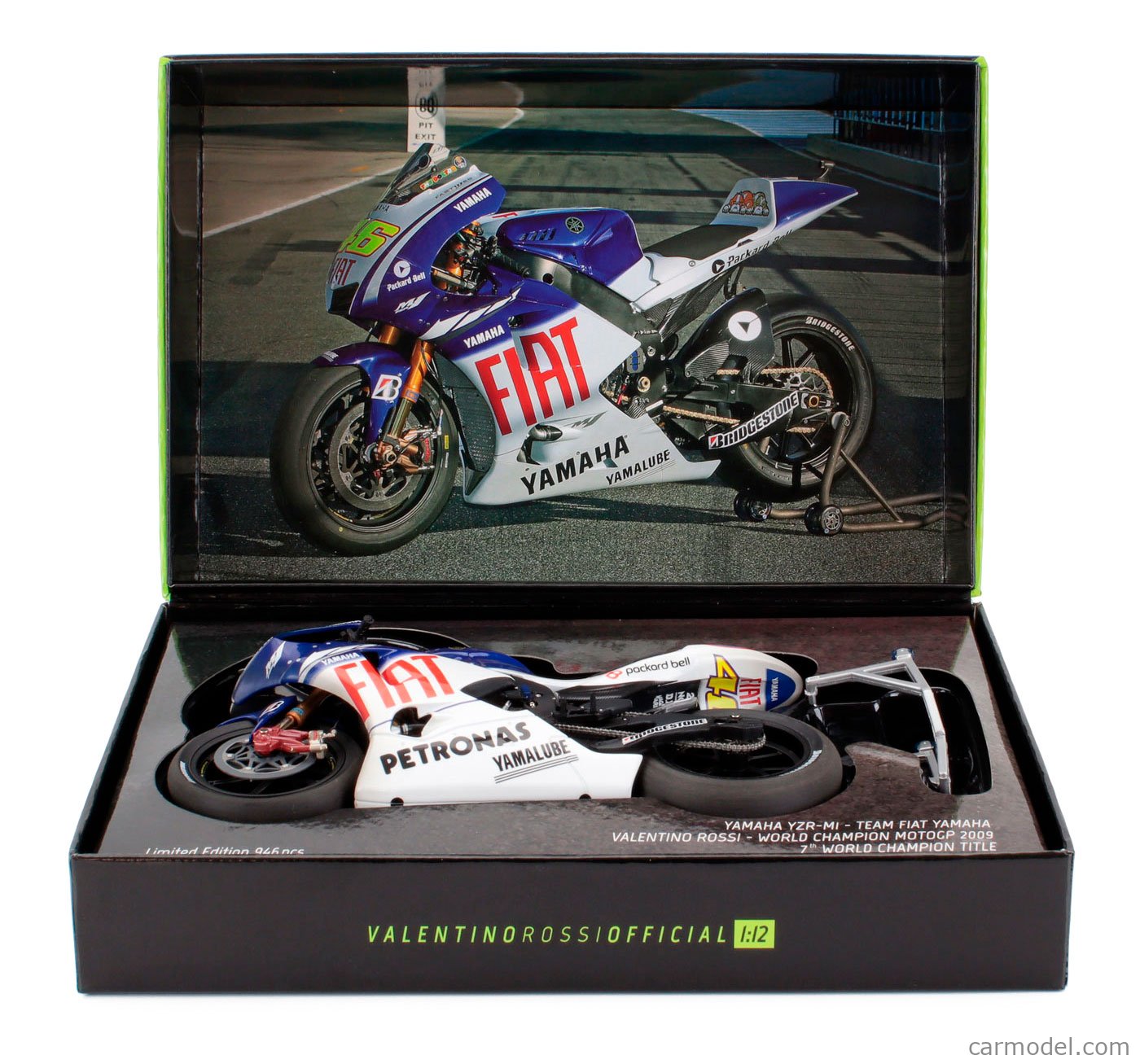 MINICHAMPS 122093246 Scale 1/12 | YAMAHA YZR-M1 TEAM FIAT