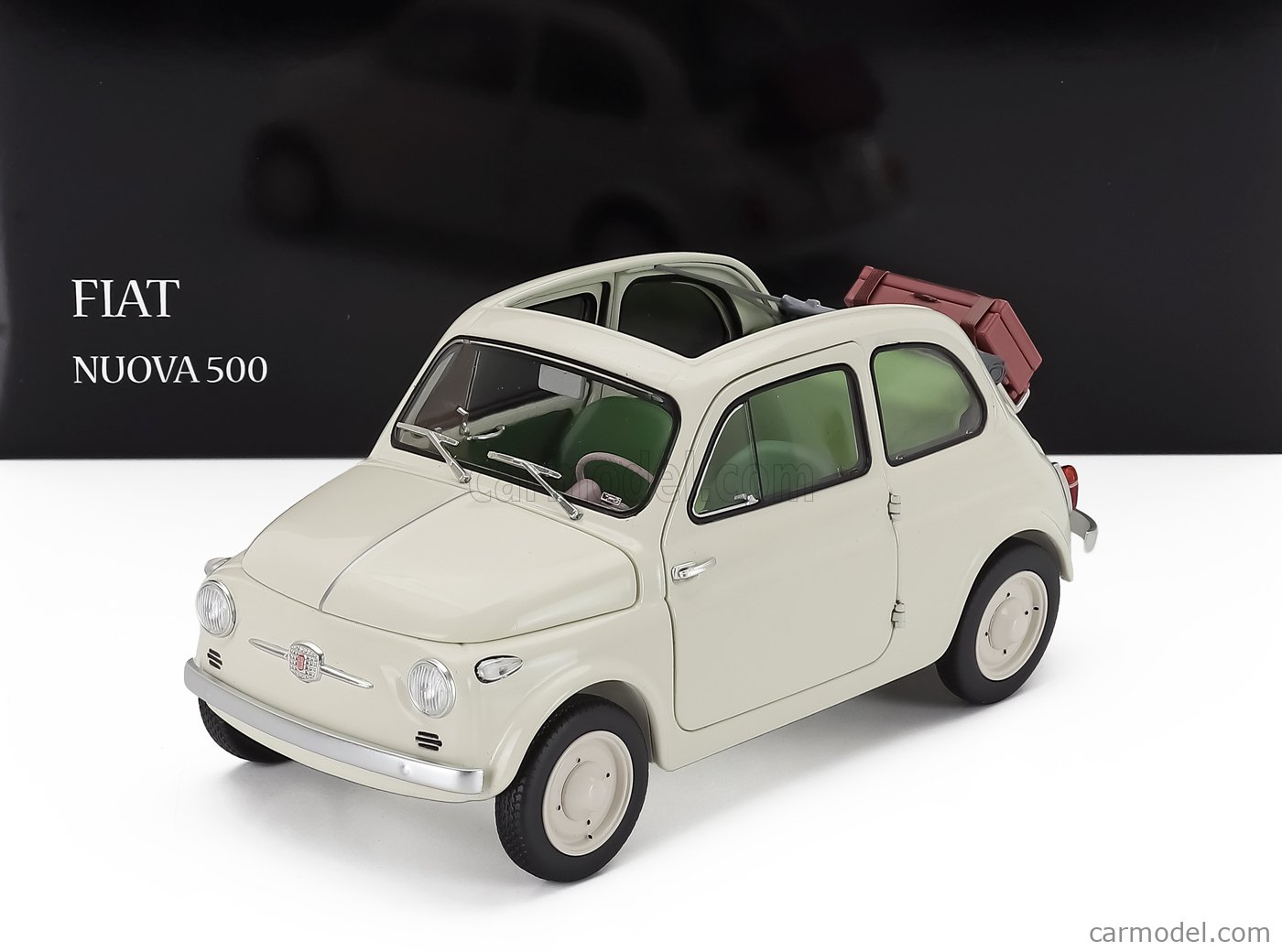 KYOSHO 08966WA Scale 1/18 | FIAT NUOVA 500 OPEN ROOF 1957 WHITE
