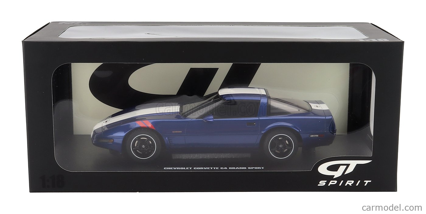 GT-SPIRIT GT538 Scale 1/18 | CHEVROLET CORVETTE C4 COUPE 1996 BLUE