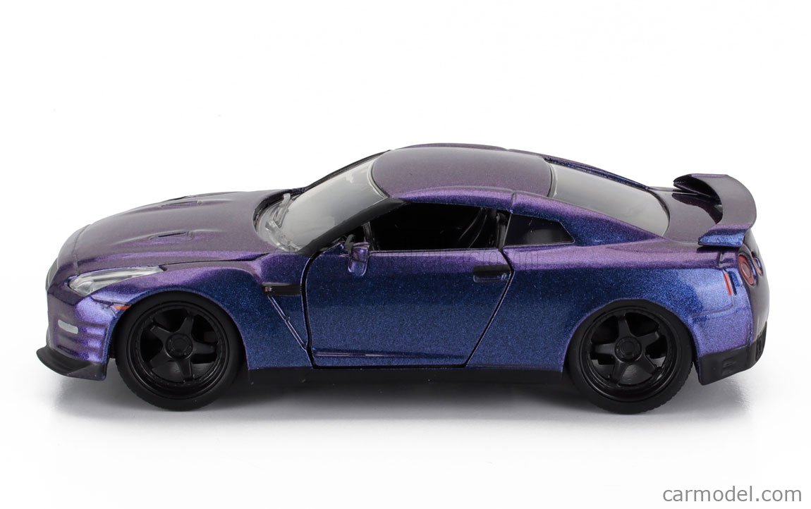 Nissan Skyline GT-R R35 Modellauto 1/43 – Grau, Mit Individuellem Wunschkennzeichen