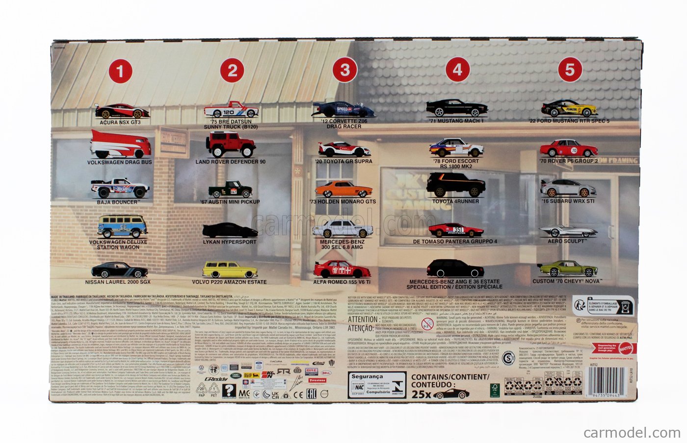 HOT WHEELS 2022 BOULEVARD BOX SET IN ORIGINAL SHIPPING BOX