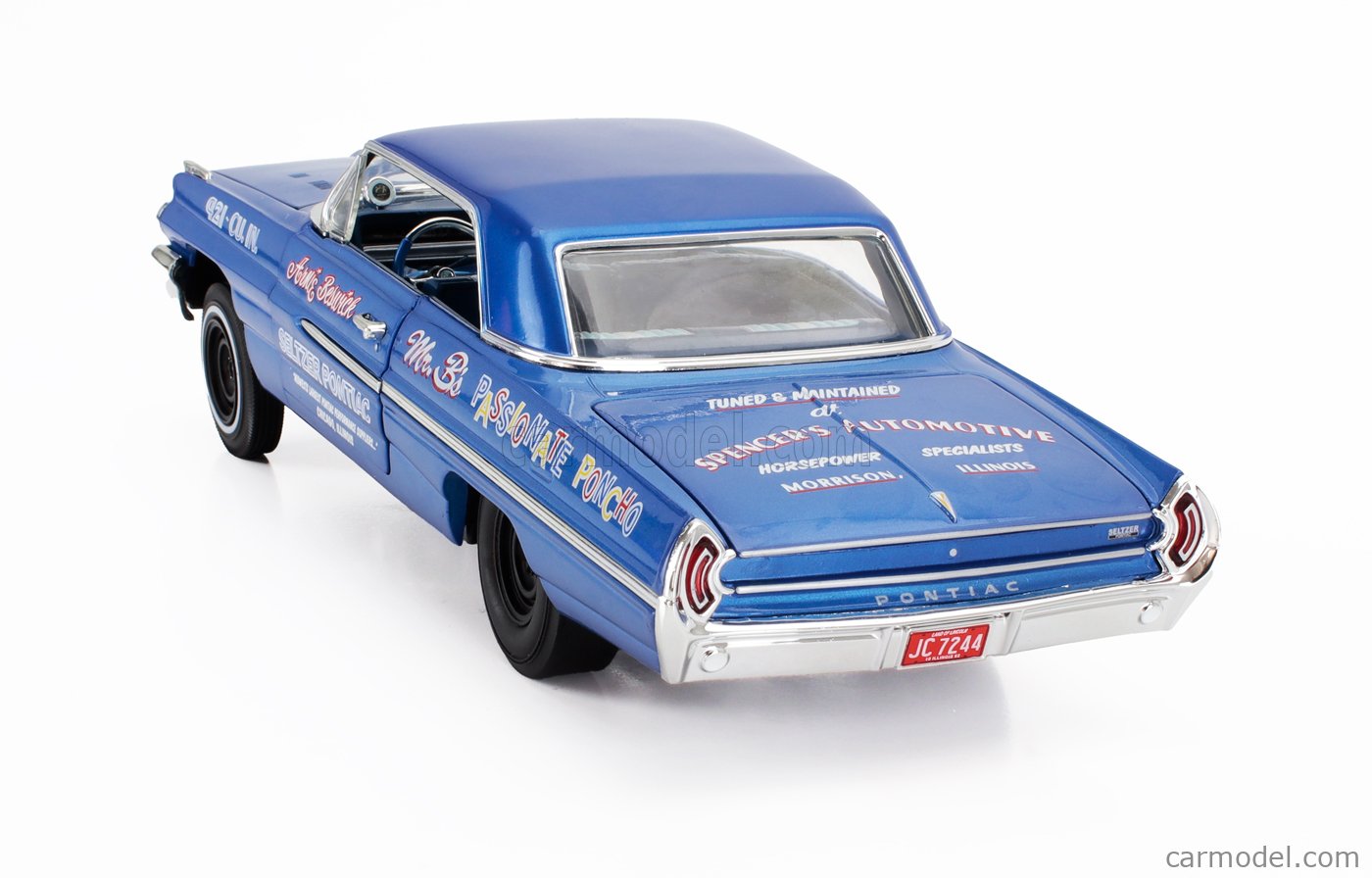 Pontiac Catalina HT Legends 1962 Bleu Modèle Réduit 1:18 Auto World