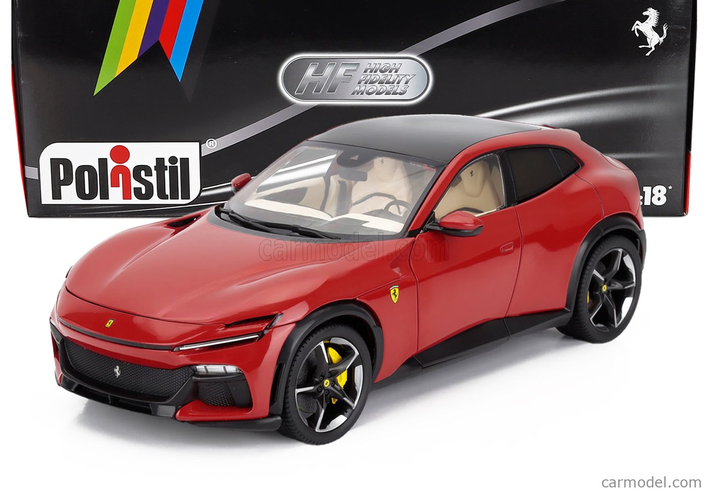 たか1/18 フェラーリ Purosangue 2022 ロッソコルサ 1:18 POLISTIL Ferrari Purosangue 2022 Rosso Corsa 322 18FE02020-WB