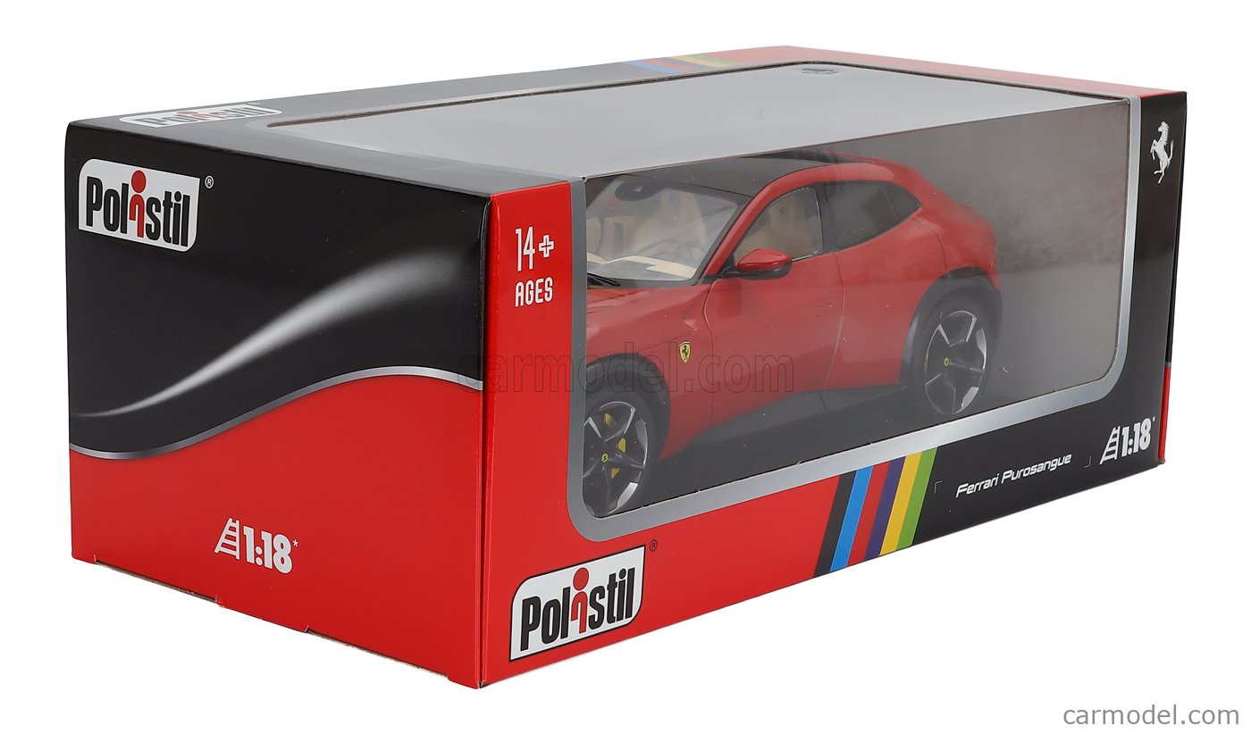 POLISTIL 18FE02020-WB Scale 1/18 | FERRARI PUROSANGUE 2022 ROSSO