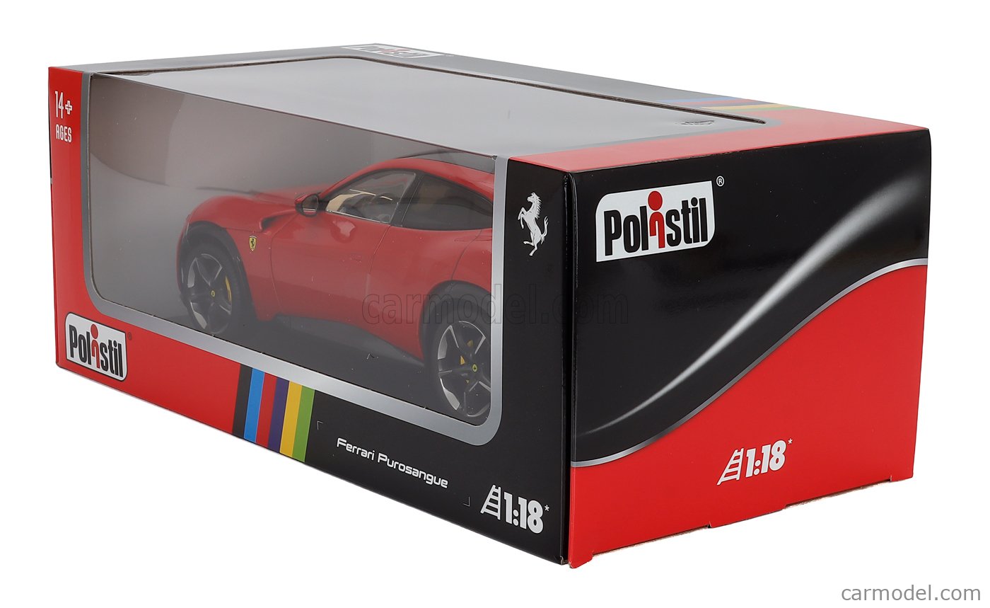 POLISTIL 18FE02020-WB Scale 1/18 | FERRARI PUROSANGUE 2022 ROSSO