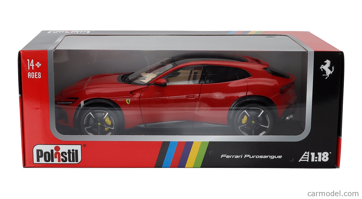 POLISTIL 18FE02020-WB Scale 1/18 | FERRARI PUROSANGUE 2022 ROSSO