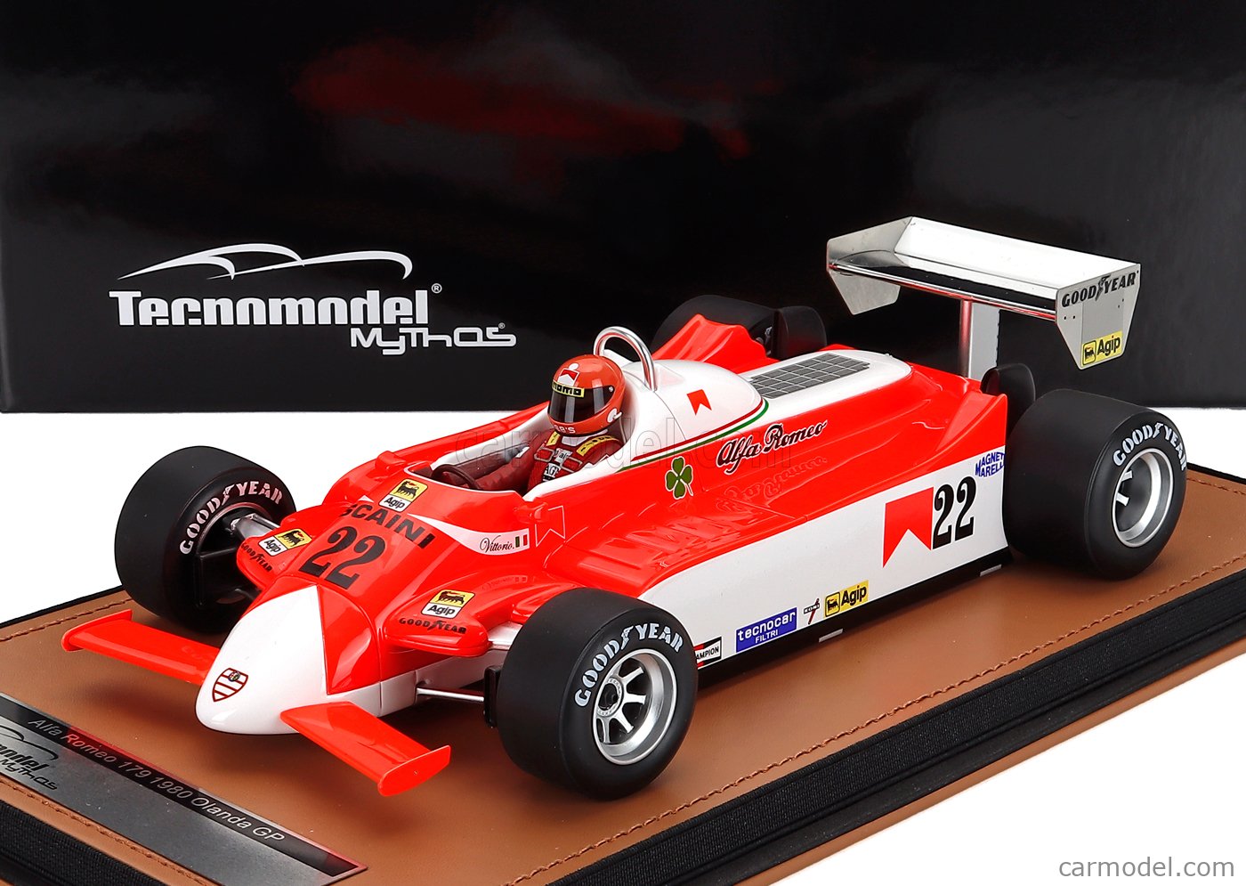 80台限定 1/18 Tecnomodel アルファロメオ 177 アウトデルタ TECNOMODEL TMD18-421A Scale 1/18 | ALFA ROMEO F1 179 N 22 DUTCH GP