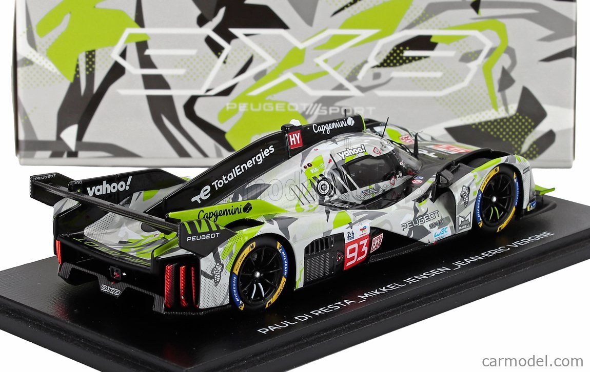 Miniature Spark 1/43 Peugeot 9X8 X6H N°94 Le Mans 2024 - Vandoorne Di Resta Duval