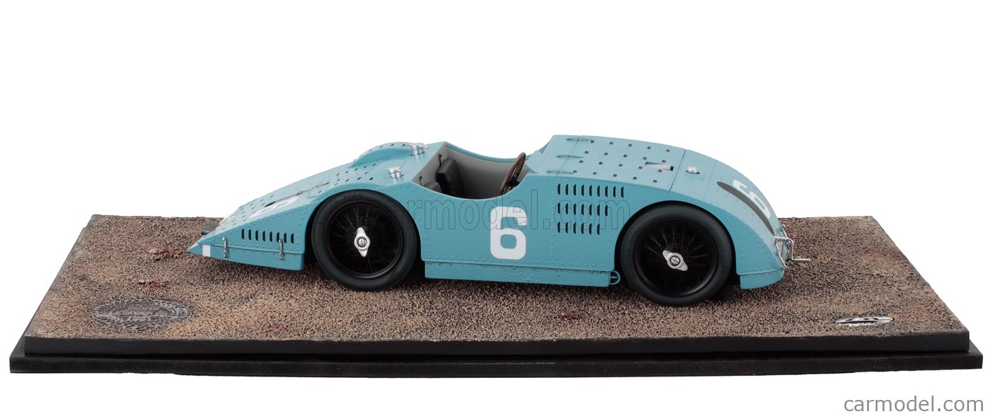 Miniature BUGATTI TYPE 32 TANK GRAND PRIX DE L'A.C.F. TOURS 1923 AVE... 1/18
