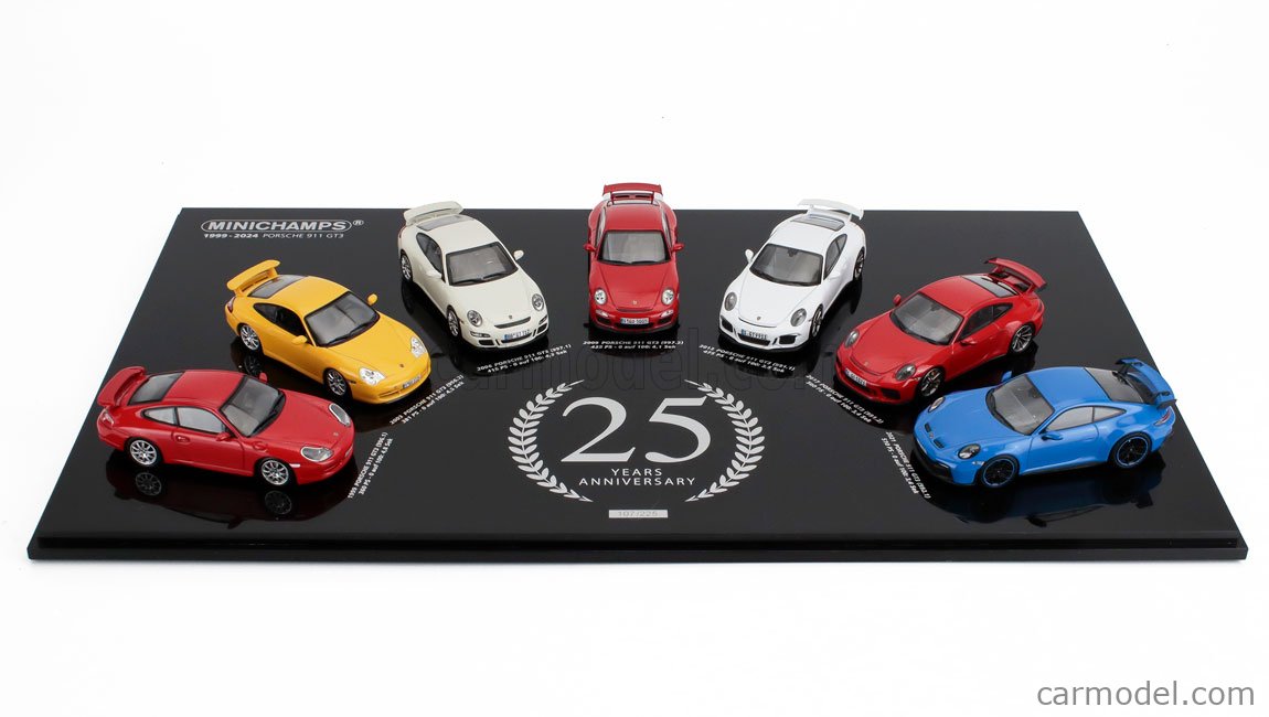 MINICHAMPS 412067025 Scale 1/43 | PORSCHE SET 7X PORSCHE 911 GT3