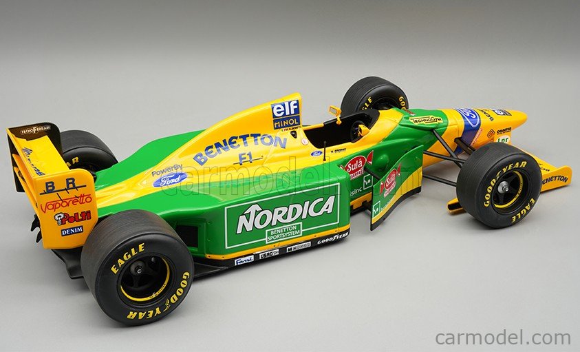 Benetton Ford B193 F1 3ème Angleterre 1993 Ricardo Patrese Minichamps 110930906