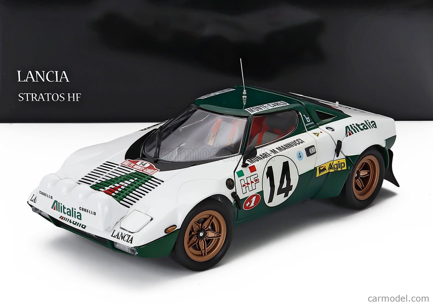 KYOSHO 08130E Scale 1/18 | LANCIA STRATOS HF ALITALIA (night