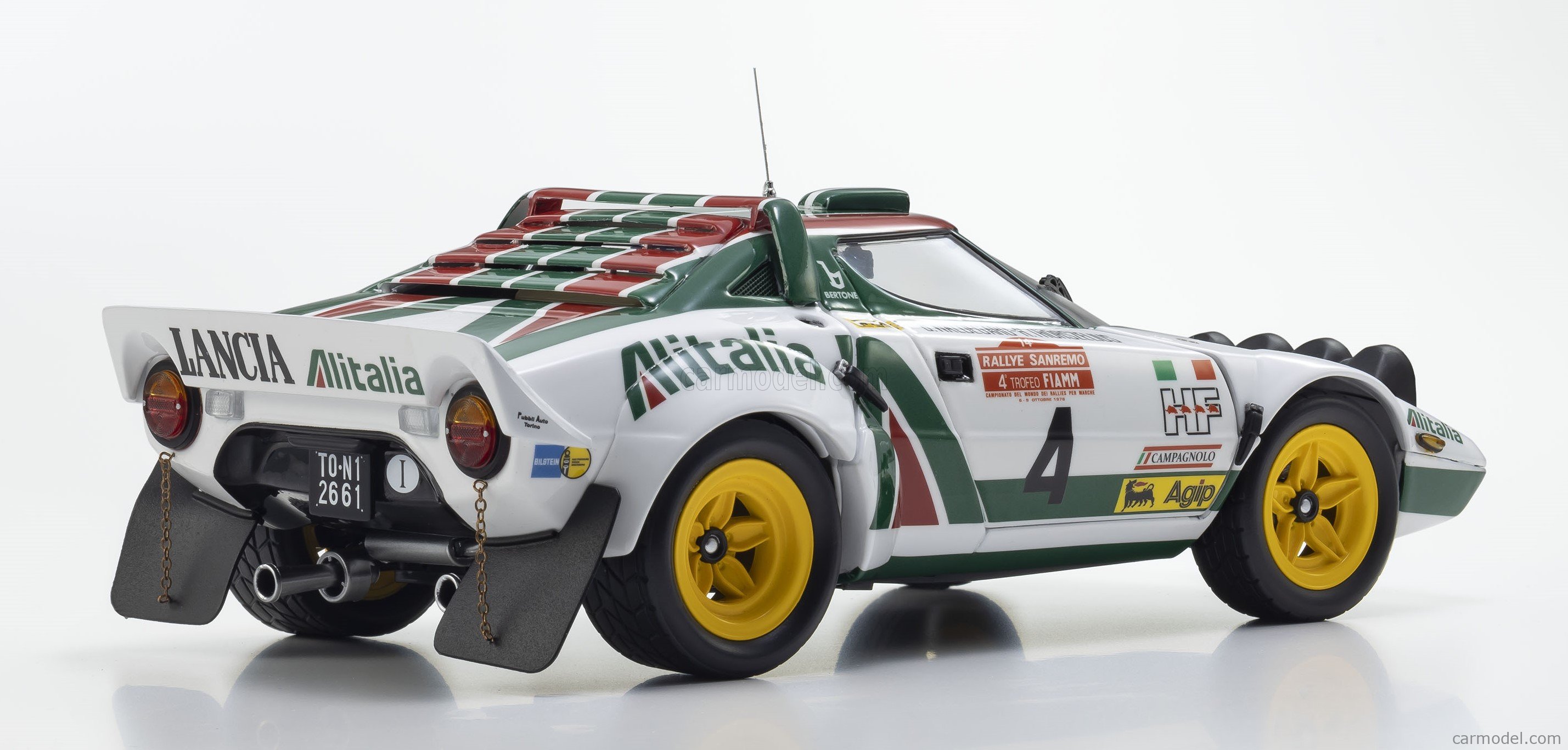 KYOSHO 08130E Scale 1/18 | LANCIA STRATOS HF ALITALIA (night