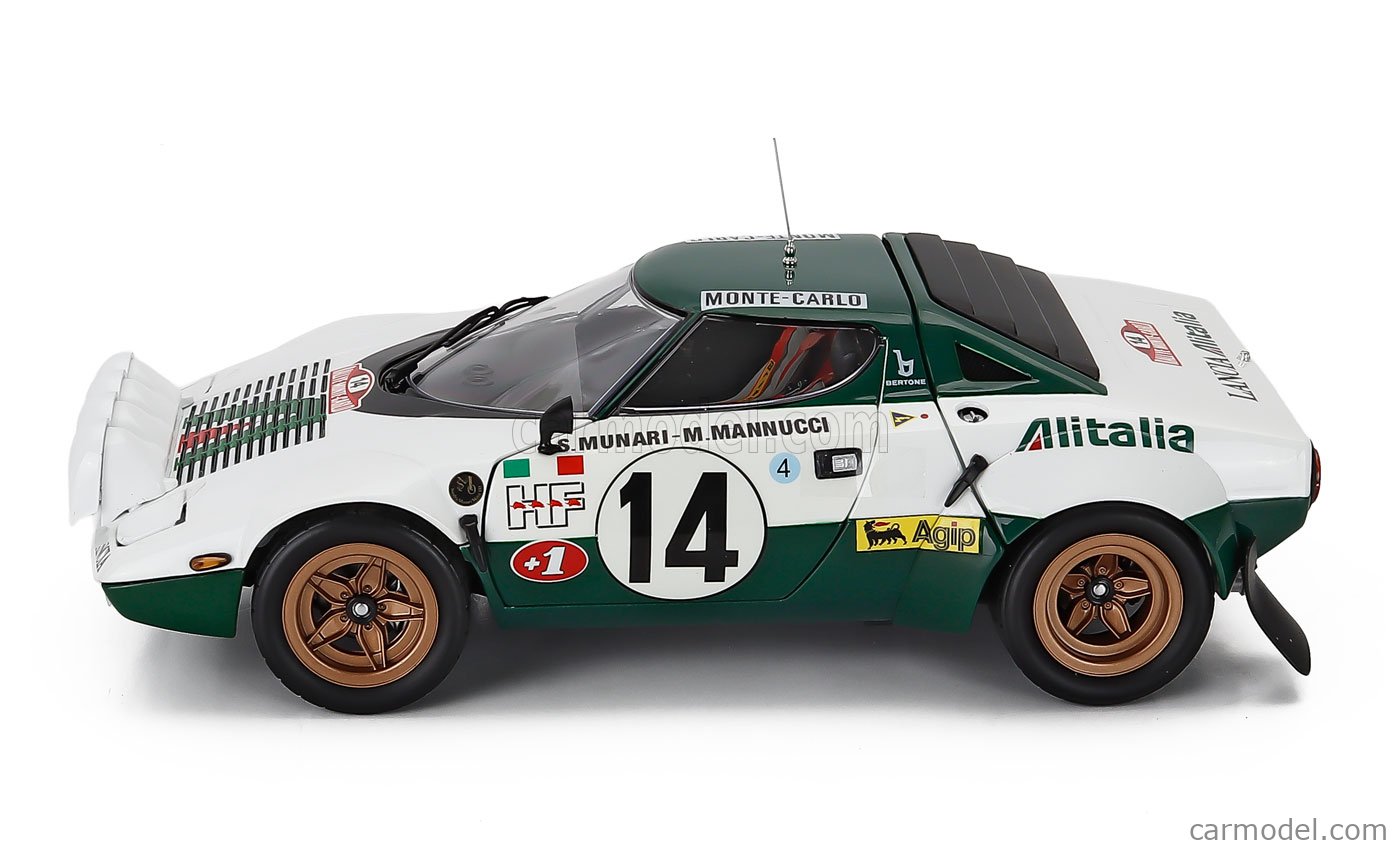 KYOSHO 08130E Scale 1/18 | LANCIA STRATOS HF ALITALIA (night