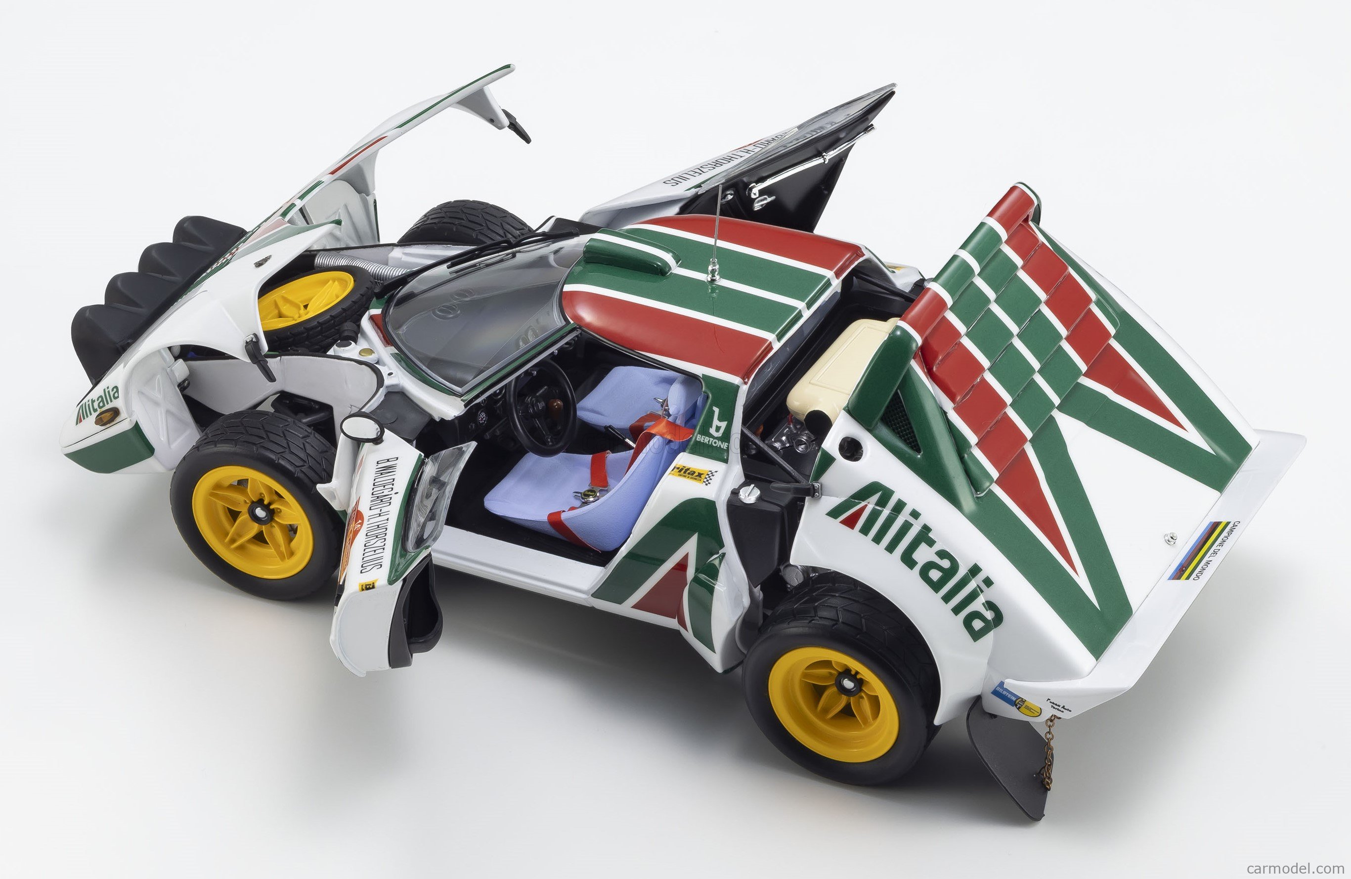 KYOSHO 08130E Scale 1/18 | LANCIA STRATOS HF ALITALIA (night