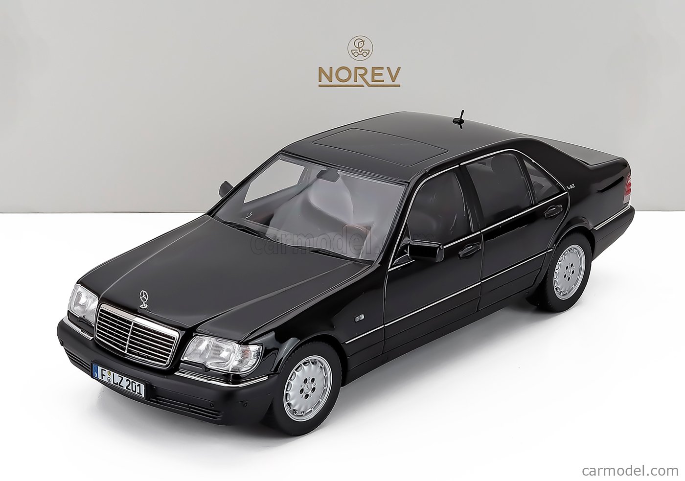 NOREV 183045 Scale 1/18 | MERCEDES BENZ S-CLASS S600 1997 BLACK
