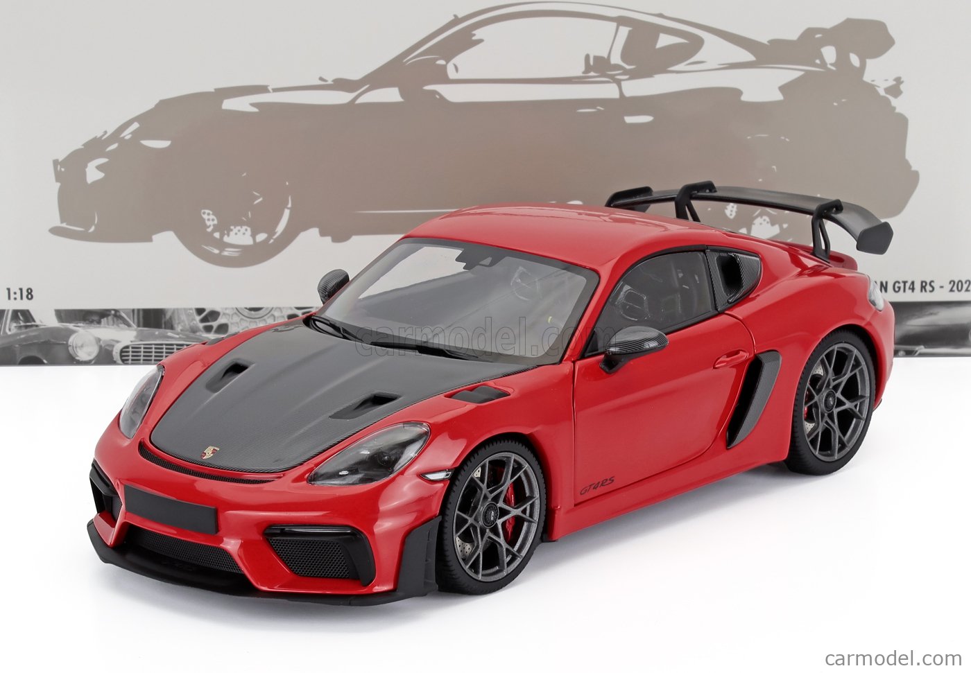 MINICHAMPS 110062120 Scale 1/18 | PORSCHE CAYMAN GT4 RS WEISSACH