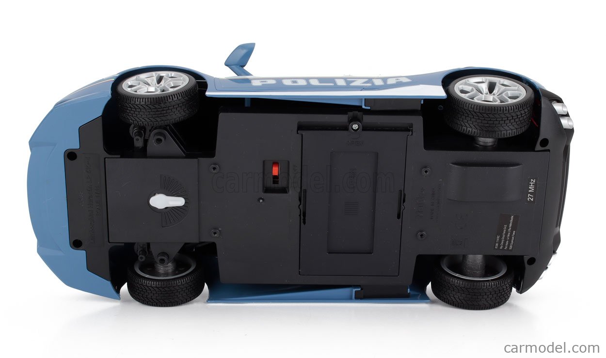 Maisto Lamborghini Huracan LP610-4 Polizia 2014 – Échelle 1:24 – Miniature Bleu Et Blanc – Dès 14 Ans