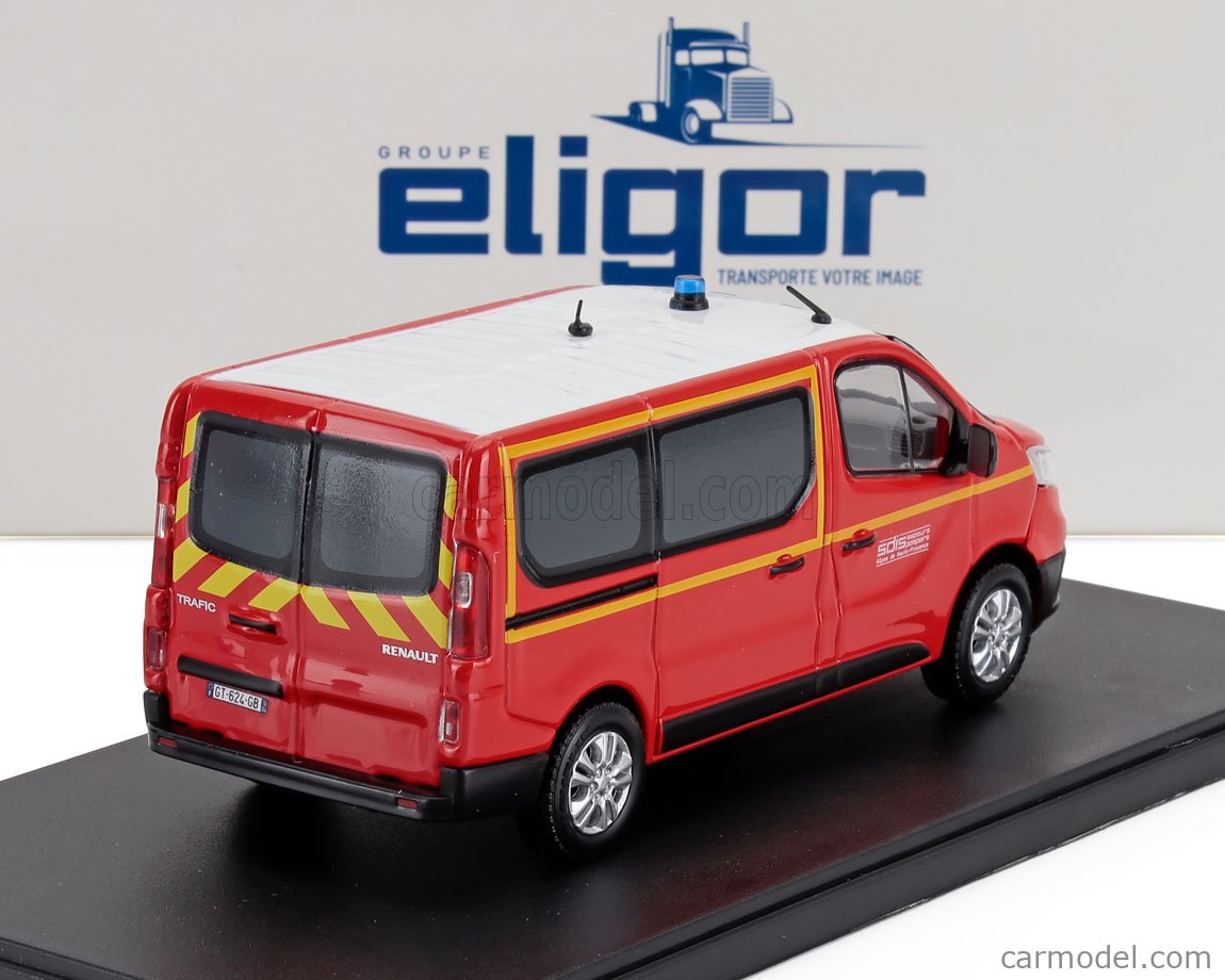 ELIGOR 118381 Масштаб 1/43 | RENAULT TRAFIC MINIBUS SDIS 04 SAPEURS ...