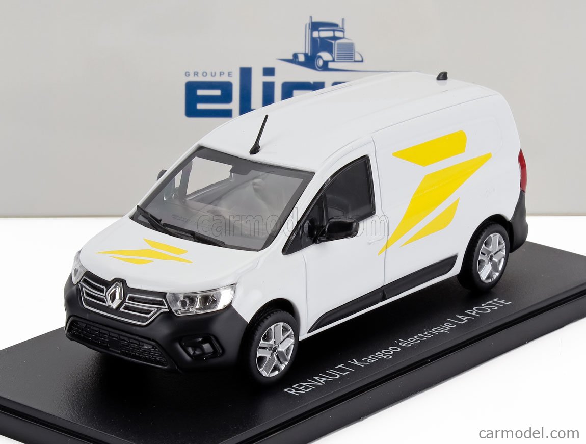 Eligor 1/43 – Renault Kangoo Van Electrique 2020 (blanc, Minature Pompier)
