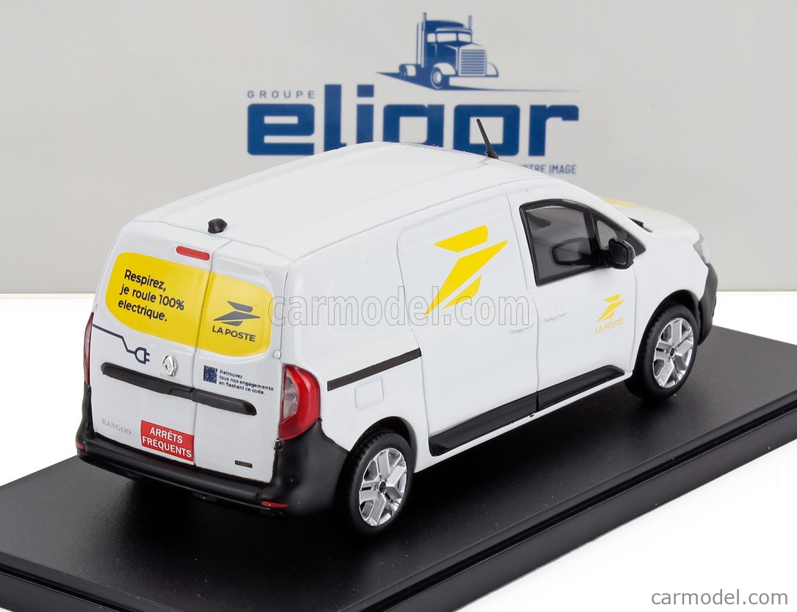 Eligor 1/43 – Renault Kangoo Van Electrique 2020 (blanc, Minature Pompier)