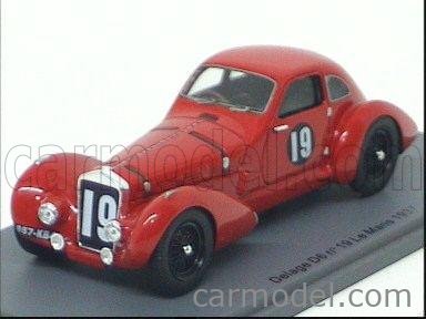 SPARK-MODEL S0602 Scale 1/43 | DELAGE D6 N 19 LE MANS 1937 RED