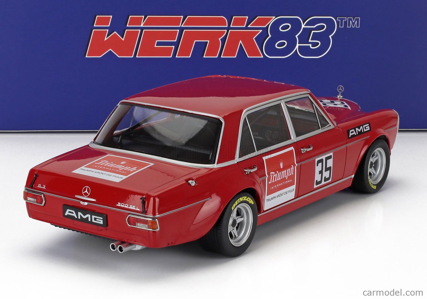 1/18 ベンツ 300SEL 6.8 AMG MINICHAMPS製 モデル 1/18 Minichamps 1971 Mercedes-Benz 300 SEL 6.8 Team AMG 24H