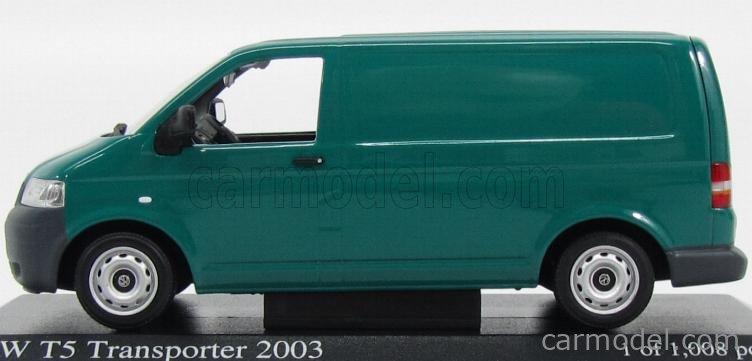 MINICHAMPS 400052261 Scale 1/43 | VOLKSWAGEN T5 TRASPORTER VAN 2003 GREEN