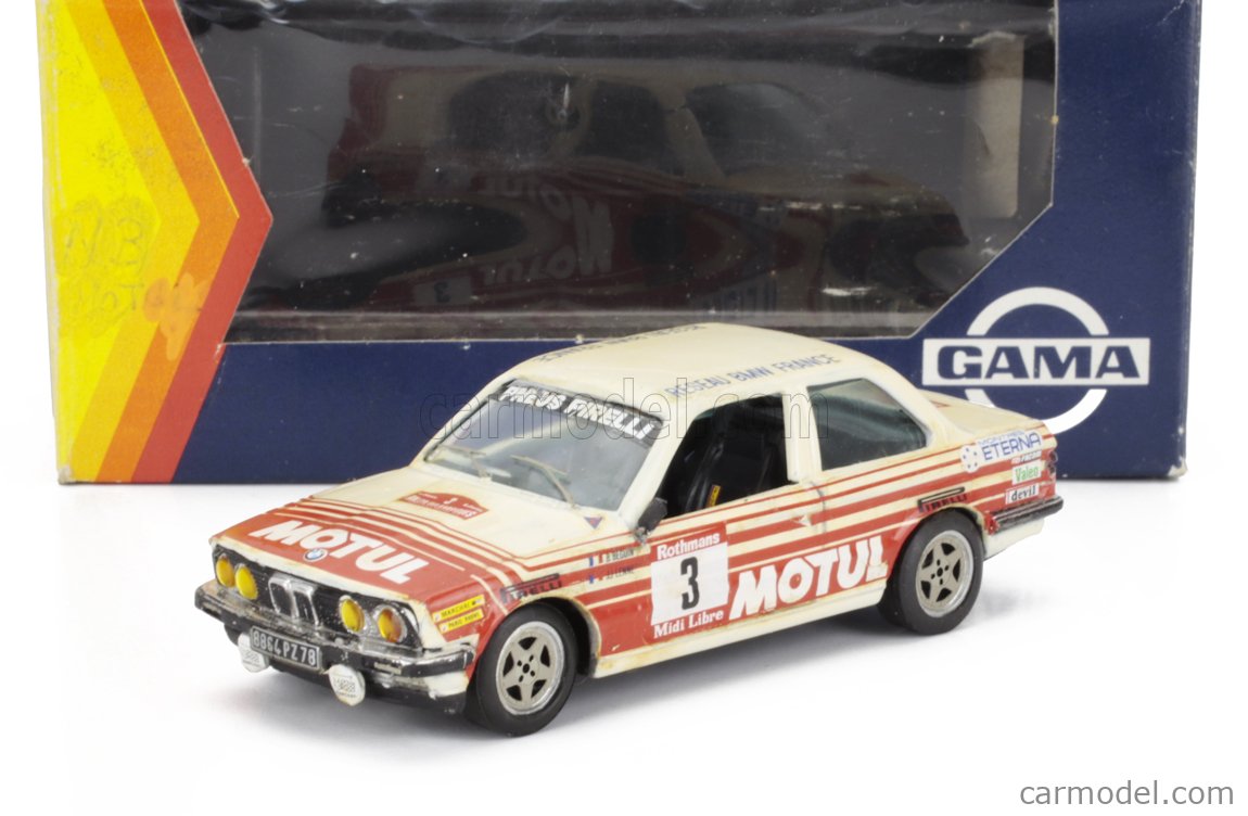 GAMA CODE3 Echelle 1/43 | BMW 3-SERIES 323i TEAM MOTUL ROTHMANS N 3 ...