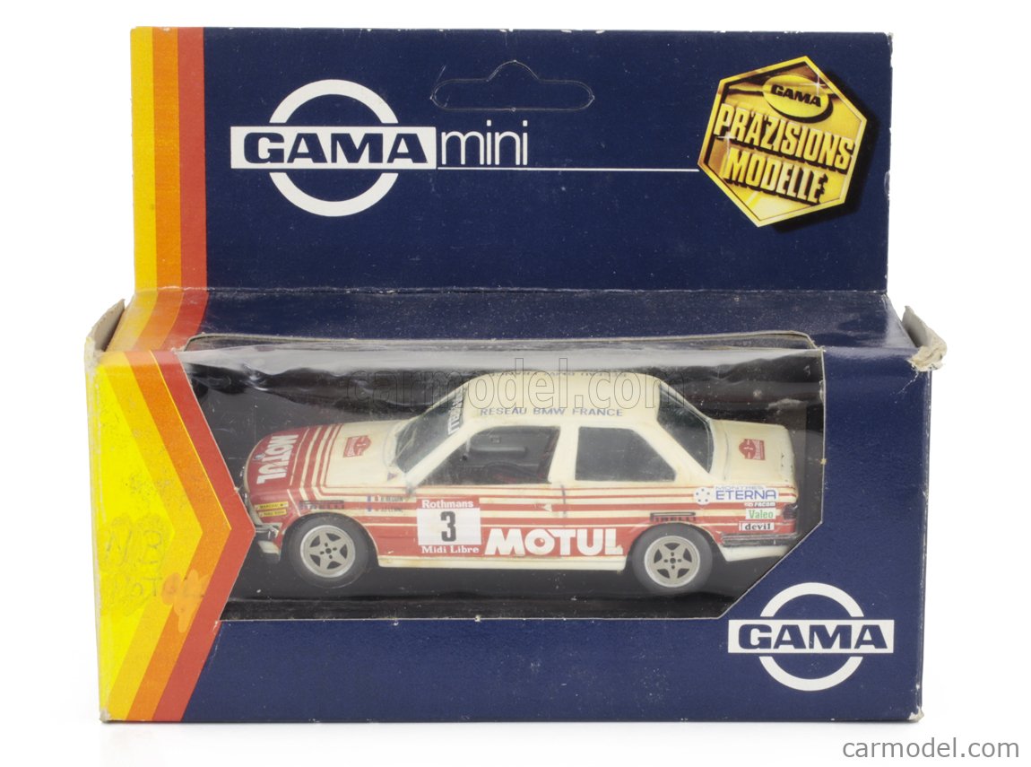 GAMA CODE3 Echelle 1/43 | BMW 3-SERIES 323i TEAM MOTUL ROTHMANS N 3 ...