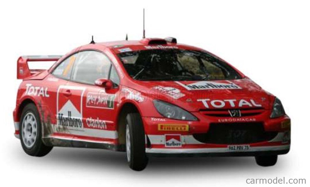 Figurine Rallye Winner Peugeot 2000 Dany 1/43 - Timo Rautiainen - Occasion 1997