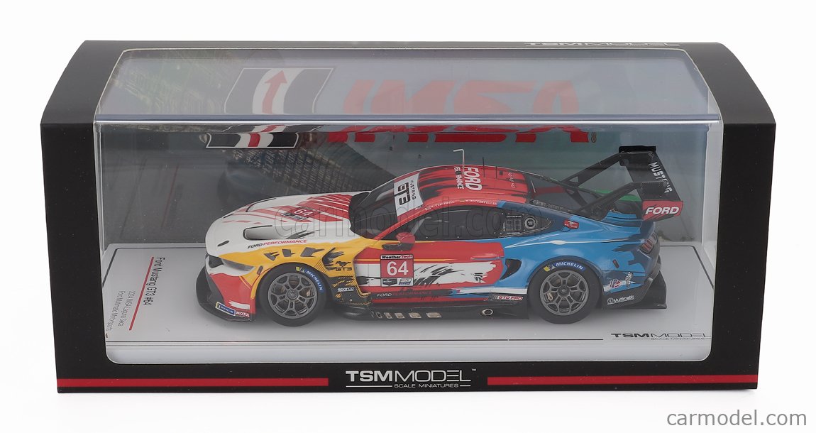 TRUESCALE TSM430823 Scale 1/43 | FORD USA MUSTANG GT3 5.4L V8 TEAM