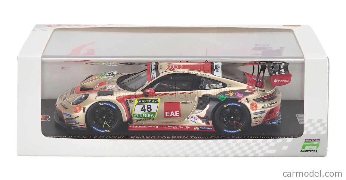 SPARK-MODEL SG1014 Scale 1/43 | PORSCHE 911 992 GT3 R TEAM BLACK