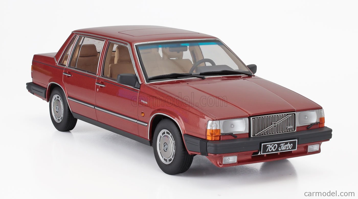 TRIPLE9 T9-1800533 Scala 1/18 | VOLVO 760 TURBO INTERCOOLER 1985 RED