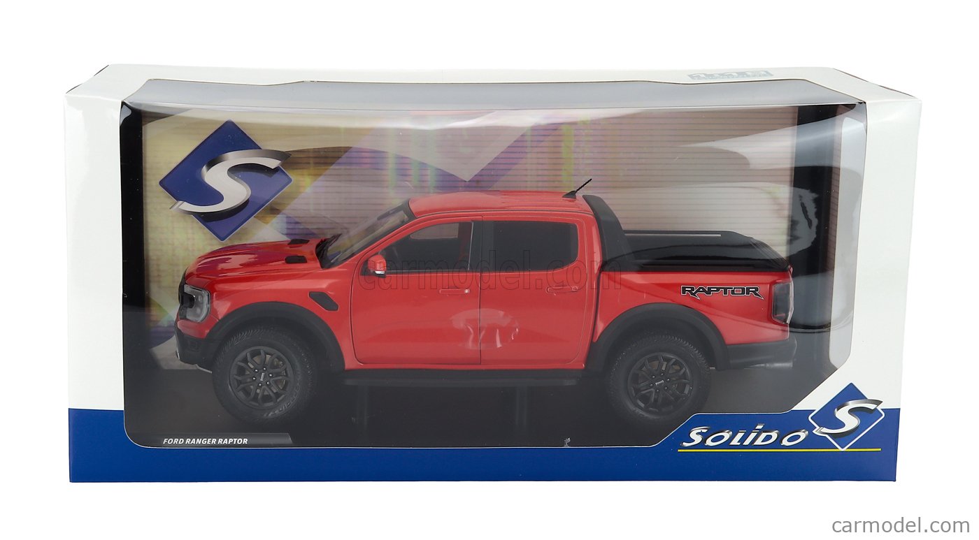 SOLIDO 1813901 Scale 1/18 | FORD USA RANGER RAPTOR PICK-UP DOUBLE