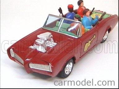 Monkeemobile Pontiac GTO 1966 - Modèle Réduit 1/18 Autoworld, Neuf, Issu Du Film The Monkees