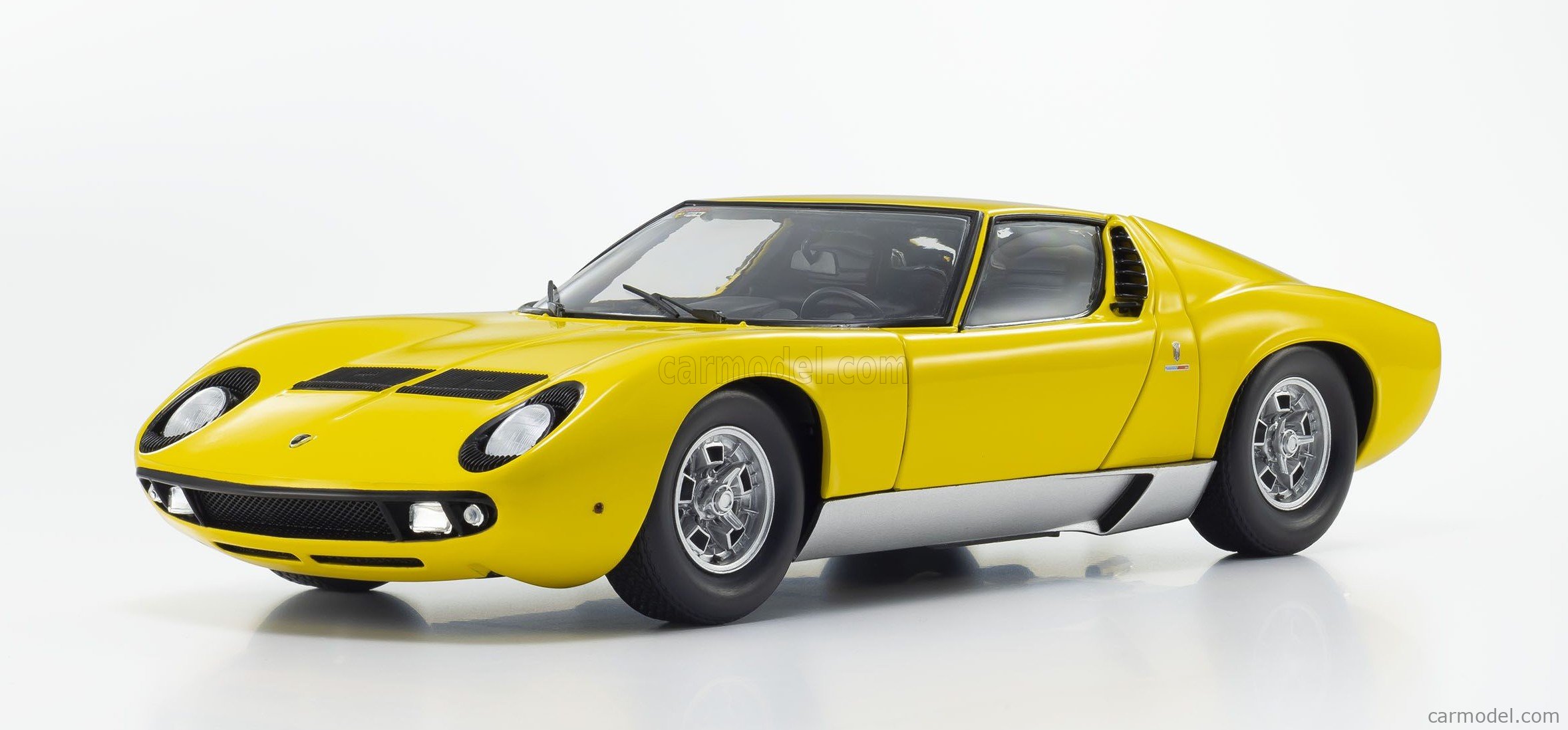 KYOSHO 08314Y Scale 1/18 | LAMBORGHINI MIURA P400 1968 YELLOW SILVER