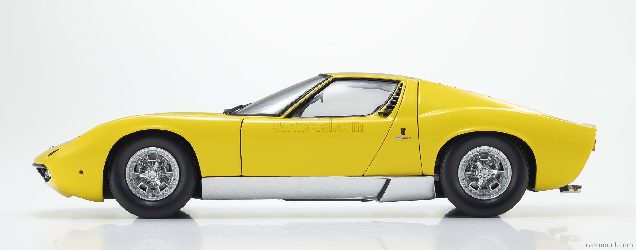 KYOSHO 08314Y Scale 1/18 | LAMBORGHINI MIURA P400 1968 YELLOW SILVER