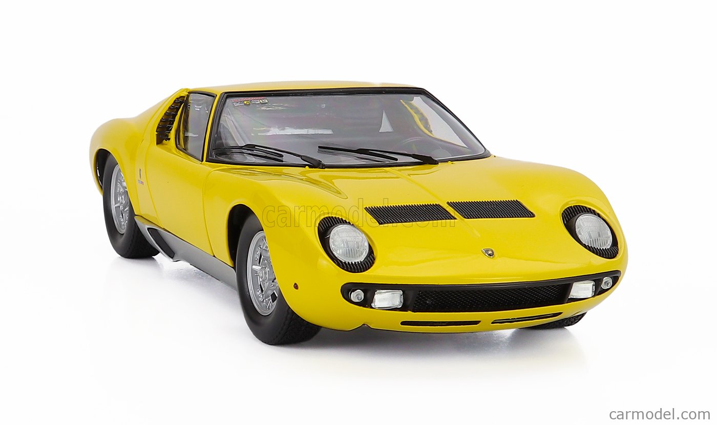 KYOSHO 08314Y Масштаб 1/18 | LAMBORGHINI MIURA P400 1968 YELLOW SILVER