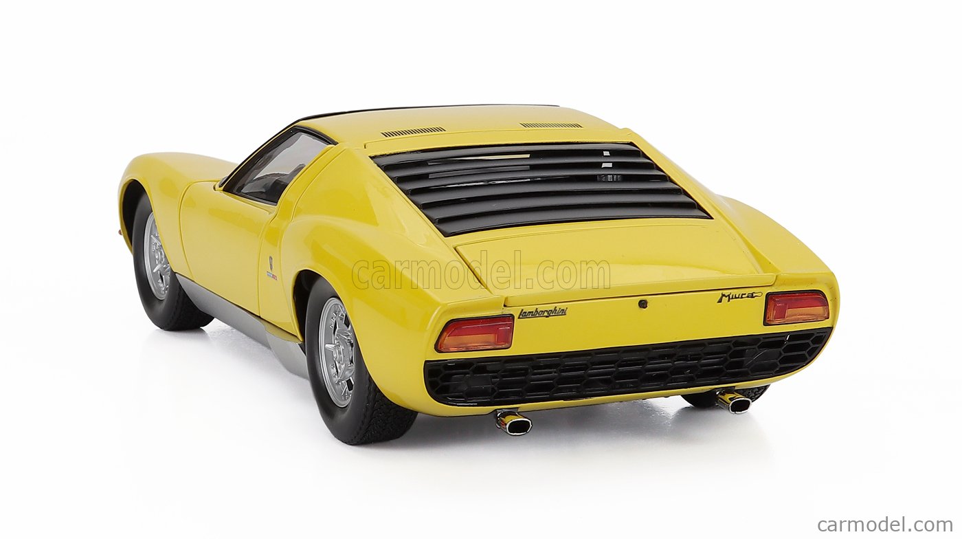 KYOSHO 08314Y Scale 1/18 | LAMBORGHINI MIURA P400 1968 YELLOW SILVER
