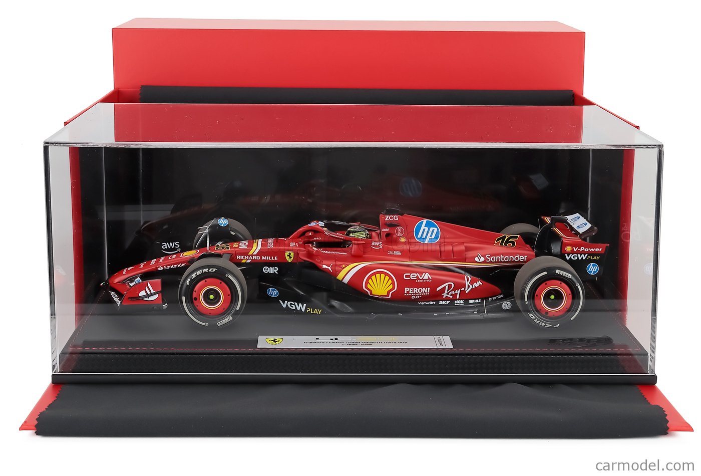 FERRARI SF-24 CHARLES Leclerc #16 GP Italia 2024 BBR241816D 1:18 1/18 BBR Models EUR 283,70 - ES