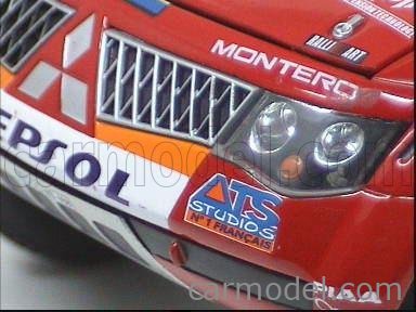 MITSUBISHI PAJERO EVOLUTION # 306 DAKAR de 2005 au 1/43 SOLIDO 15114-01 voiture 4526175100100